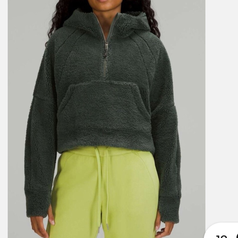 Green Sherpa Lululemon Scuba Hoodie